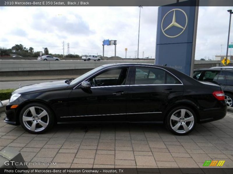 Black / Black 2010 Mercedes-Benz E 350 Sedan