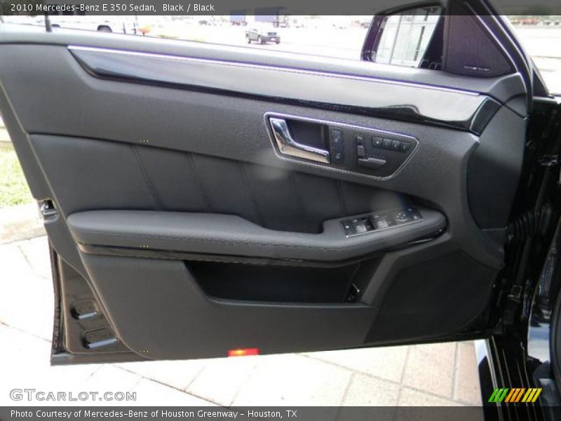 Black / Black 2010 Mercedes-Benz E 350 Sedan