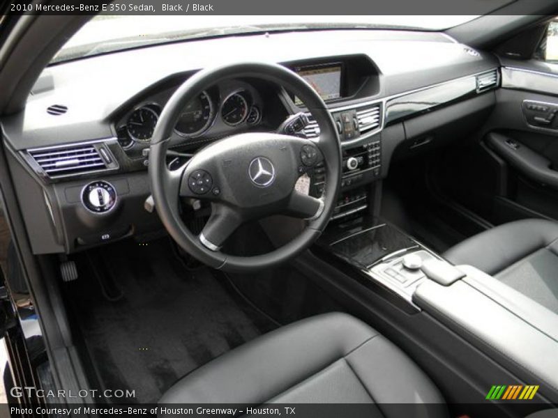 Black / Black 2010 Mercedes-Benz E 350 Sedan