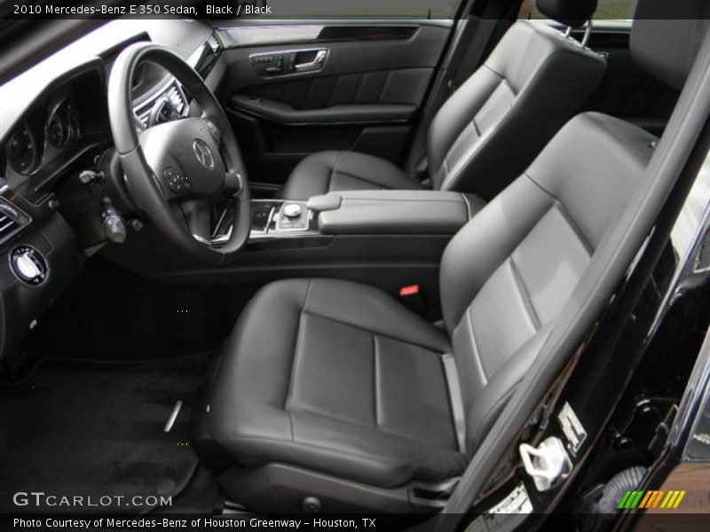 Black / Black 2010 Mercedes-Benz E 350 Sedan
