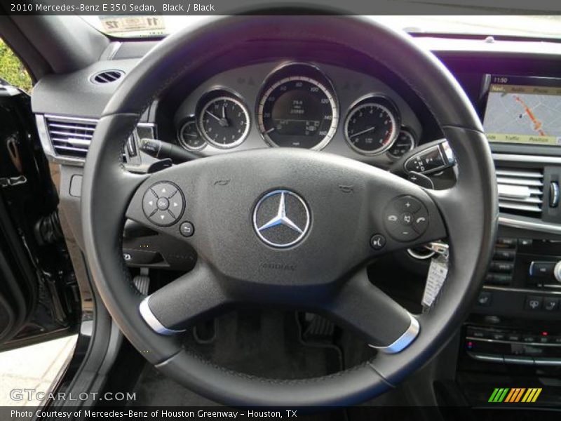 Black / Black 2010 Mercedes-Benz E 350 Sedan