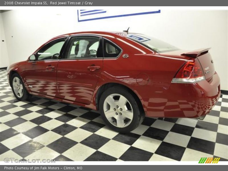 Red Jewel Tintcoat / Gray 2008 Chevrolet Impala SS