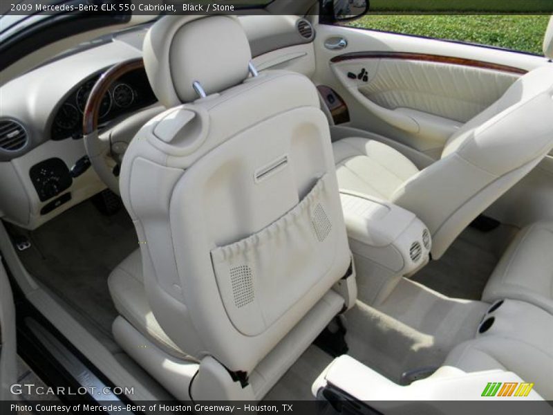 Black / Stone 2009 Mercedes-Benz CLK 550 Cabriolet