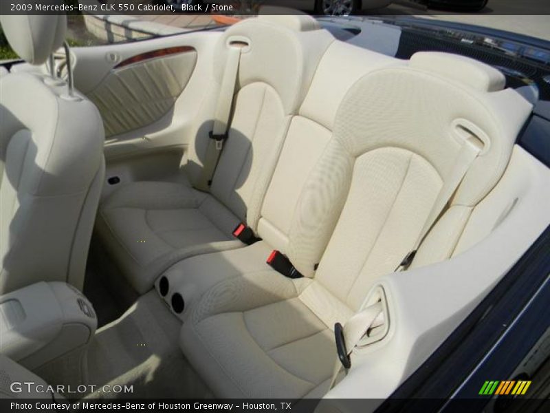 Black / Stone 2009 Mercedes-Benz CLK 550 Cabriolet