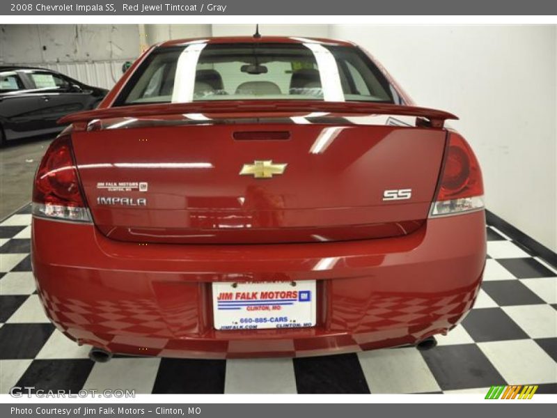 Red Jewel Tintcoat / Gray 2008 Chevrolet Impala SS