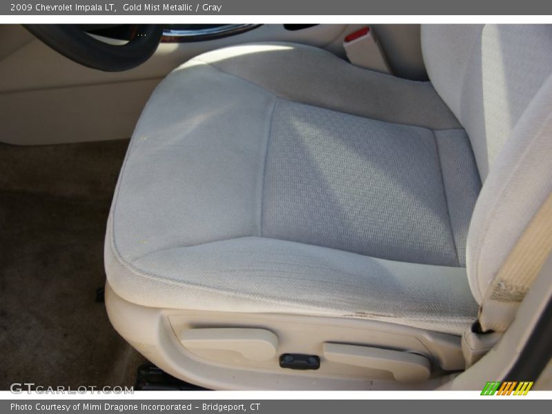 Gold Mist Metallic / Gray 2009 Chevrolet Impala LT