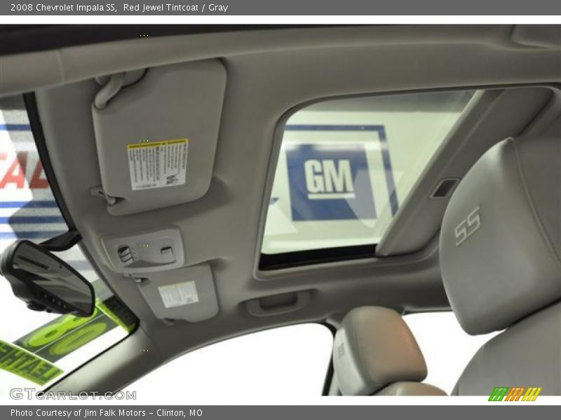 Red Jewel Tintcoat / Gray 2008 Chevrolet Impala SS
