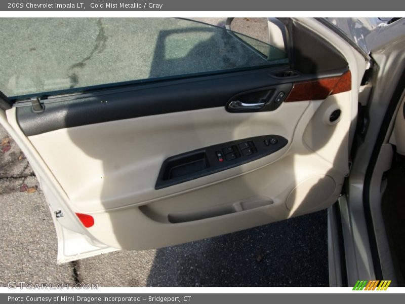 Gold Mist Metallic / Gray 2009 Chevrolet Impala LT