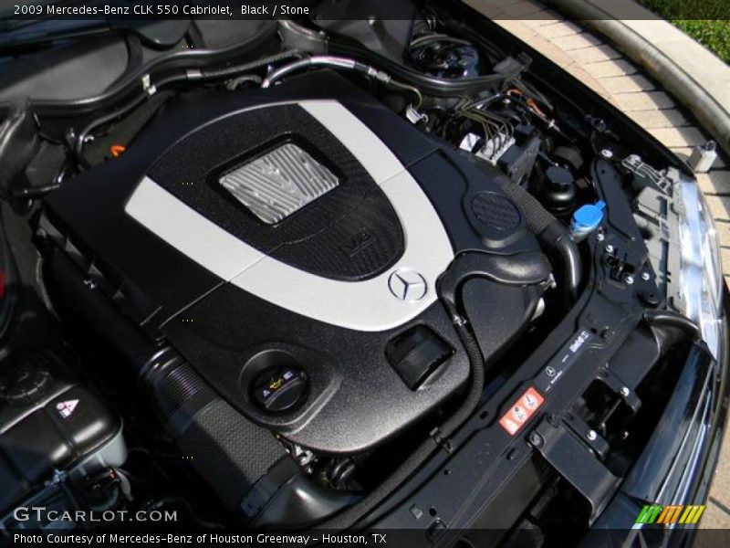 Black / Stone 2009 Mercedes-Benz CLK 550 Cabriolet