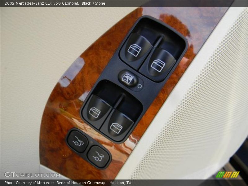 Black / Stone 2009 Mercedes-Benz CLK 550 Cabriolet