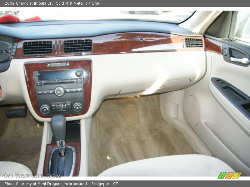 Gold Mist Metallic / Gray 2009 Chevrolet Impala LT