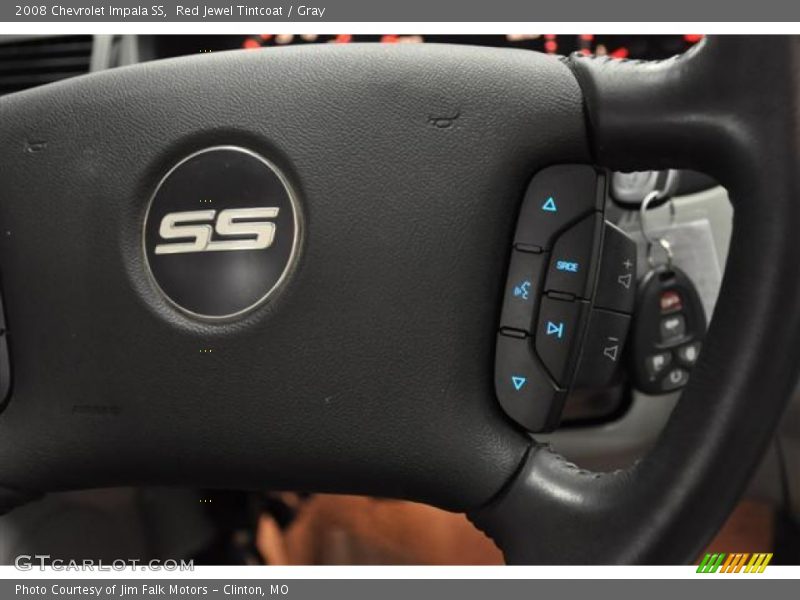 Red Jewel Tintcoat / Gray 2008 Chevrolet Impala SS