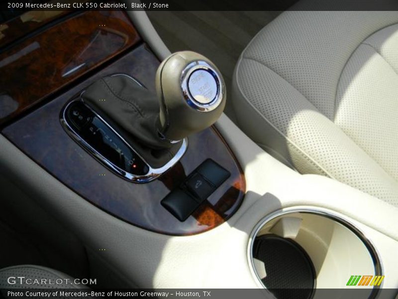 Black / Stone 2009 Mercedes-Benz CLK 550 Cabriolet