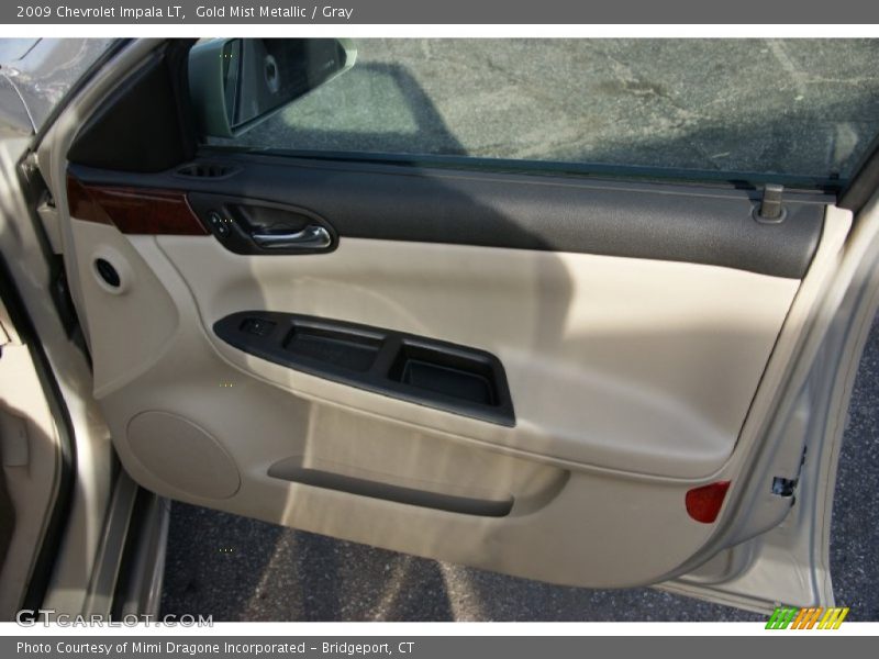 Gold Mist Metallic / Gray 2009 Chevrolet Impala LT