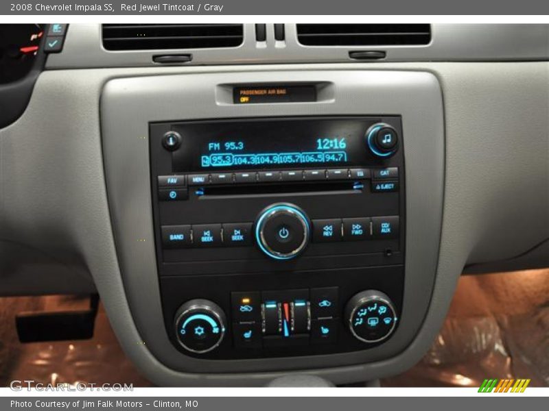 Red Jewel Tintcoat / Gray 2008 Chevrolet Impala SS