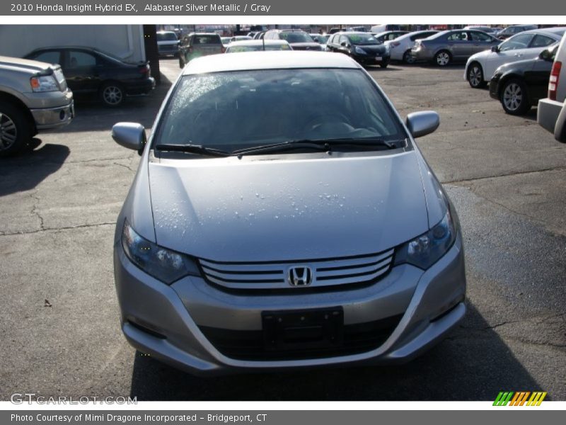 Alabaster Silver Metallic / Gray 2010 Honda Insight Hybrid EX