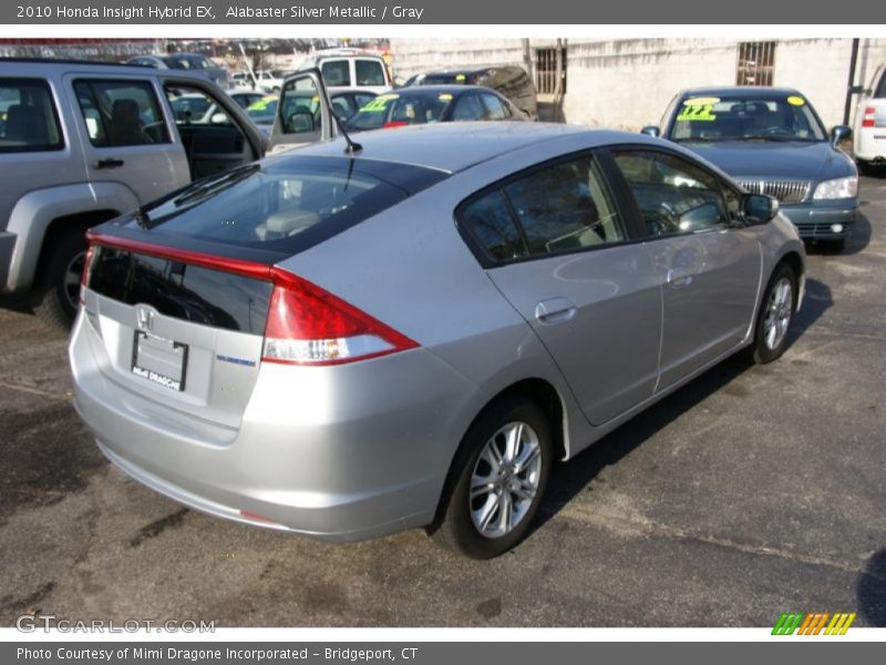 Alabaster Silver Metallic / Gray 2010 Honda Insight Hybrid EX