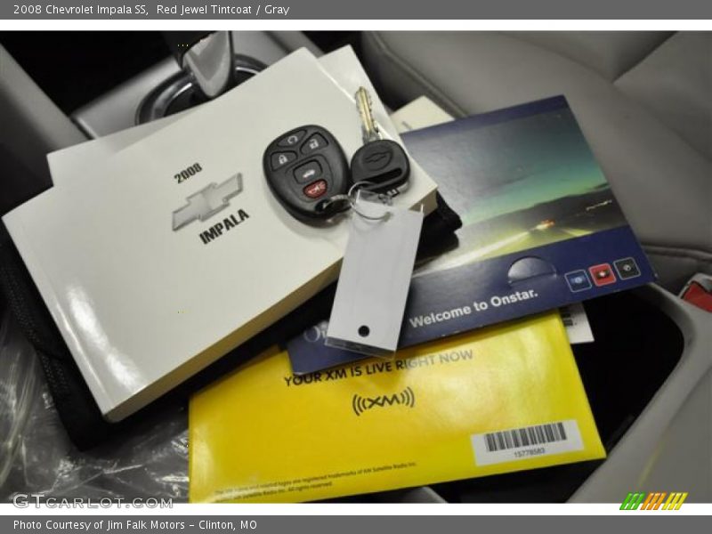Red Jewel Tintcoat / Gray 2008 Chevrolet Impala SS