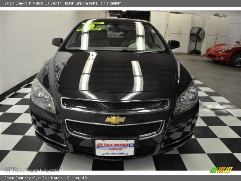 Black Granite Metallic / Titanium 2010 Chevrolet Malibu LT Sedan
