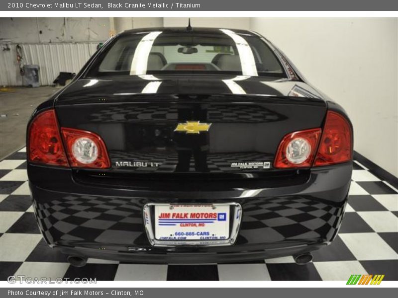 Black Granite Metallic / Titanium 2010 Chevrolet Malibu LT Sedan