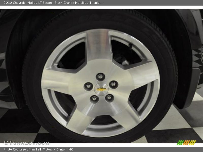 Black Granite Metallic / Titanium 2010 Chevrolet Malibu LT Sedan