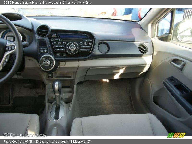 Alabaster Silver Metallic / Gray 2010 Honda Insight Hybrid EX