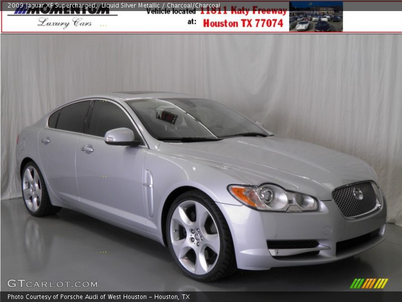 Liquid Silver Metallic / Charcoal/Charcoal 2009 Jaguar XF Supercharged