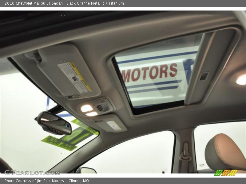 Black Granite Metallic / Titanium 2010 Chevrolet Malibu LT Sedan