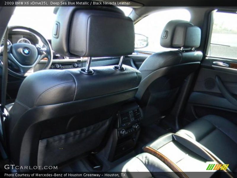 Deep Sea Blue Metallic / Black Nevada Leather 2009 BMW X6 xDrive35i