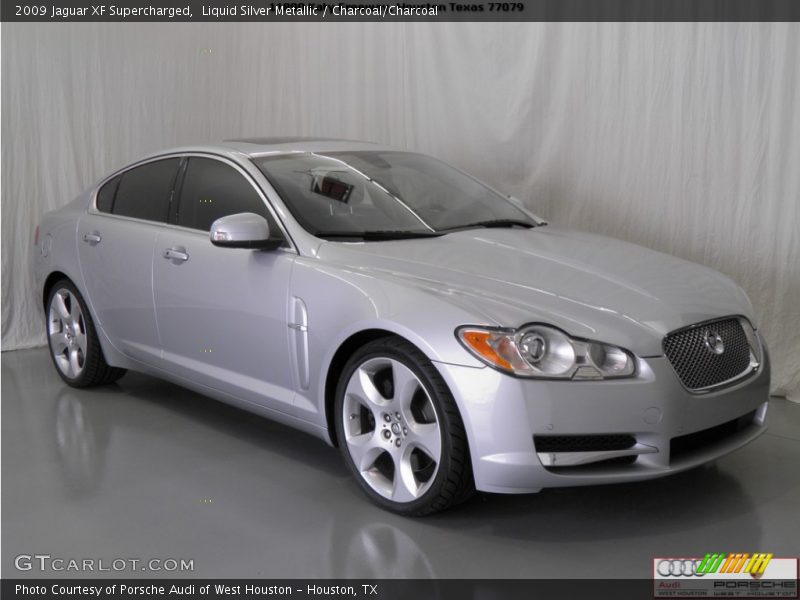 Liquid Silver Metallic / Charcoal/Charcoal 2009 Jaguar XF Supercharged