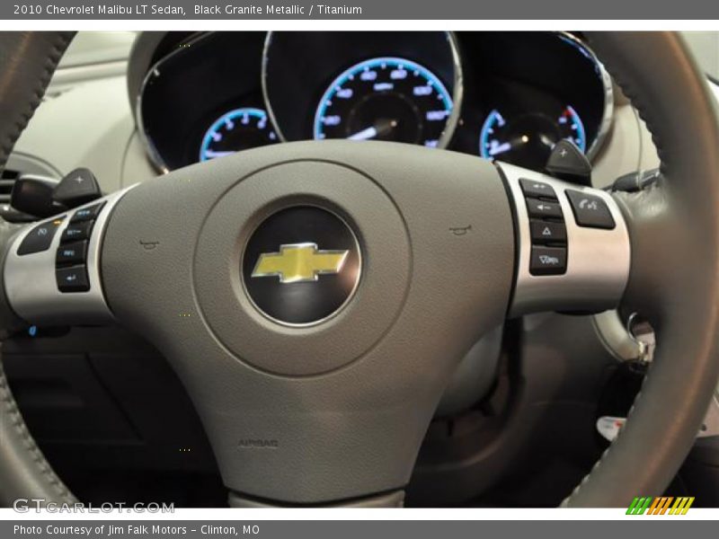 Black Granite Metallic / Titanium 2010 Chevrolet Malibu LT Sedan