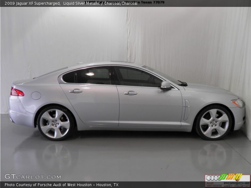 Liquid Silver Metallic / Charcoal/Charcoal 2009 Jaguar XF Supercharged
