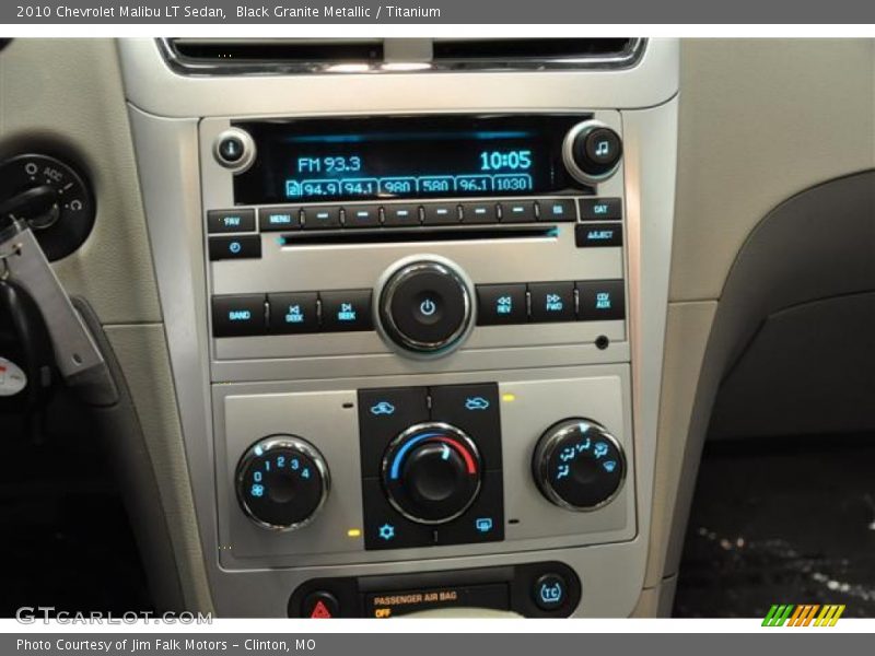 Black Granite Metallic / Titanium 2010 Chevrolet Malibu LT Sedan