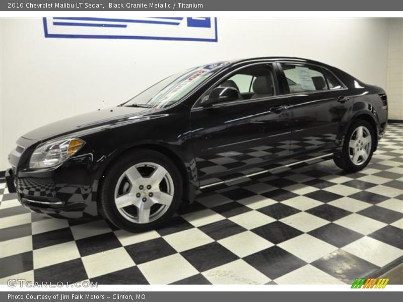 Black Granite Metallic / Titanium 2010 Chevrolet Malibu LT Sedan