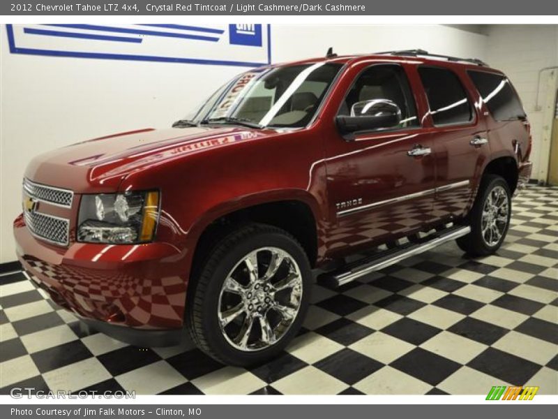 Crystal Red Tintcoat / Light Cashmere/Dark Cashmere 2012 Chevrolet Tahoe LTZ 4x4