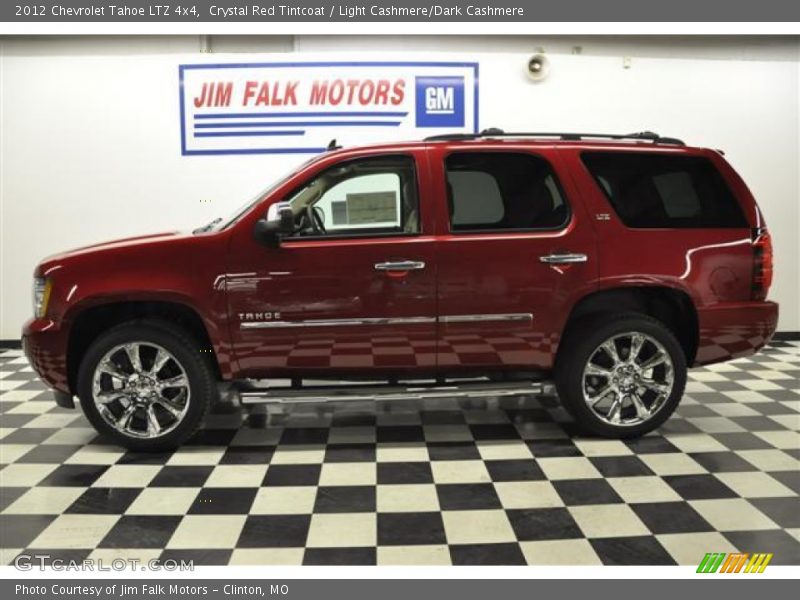 Crystal Red Tintcoat / Light Cashmere/Dark Cashmere 2012 Chevrolet Tahoe LTZ 4x4