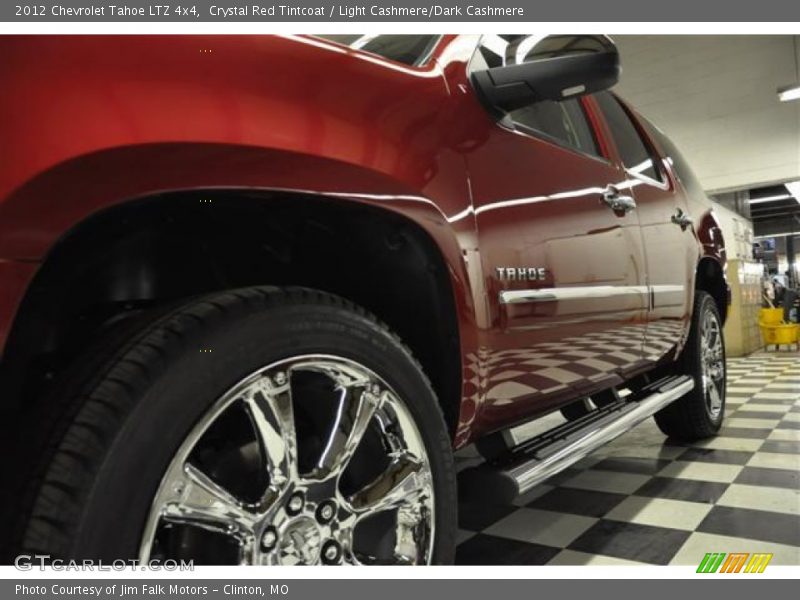 Crystal Red Tintcoat / Light Cashmere/Dark Cashmere 2012 Chevrolet Tahoe LTZ 4x4