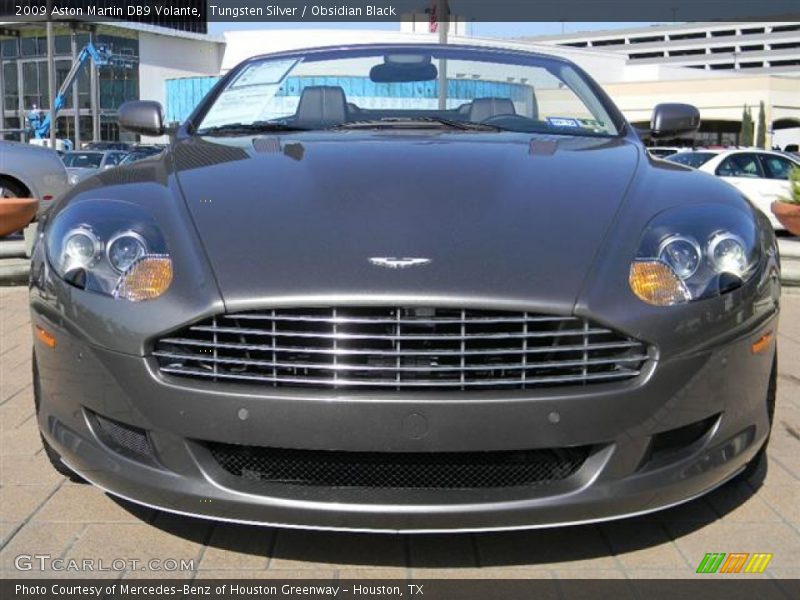 Tungsten Silver / Obsidian Black 2009 Aston Martin DB9 Volante