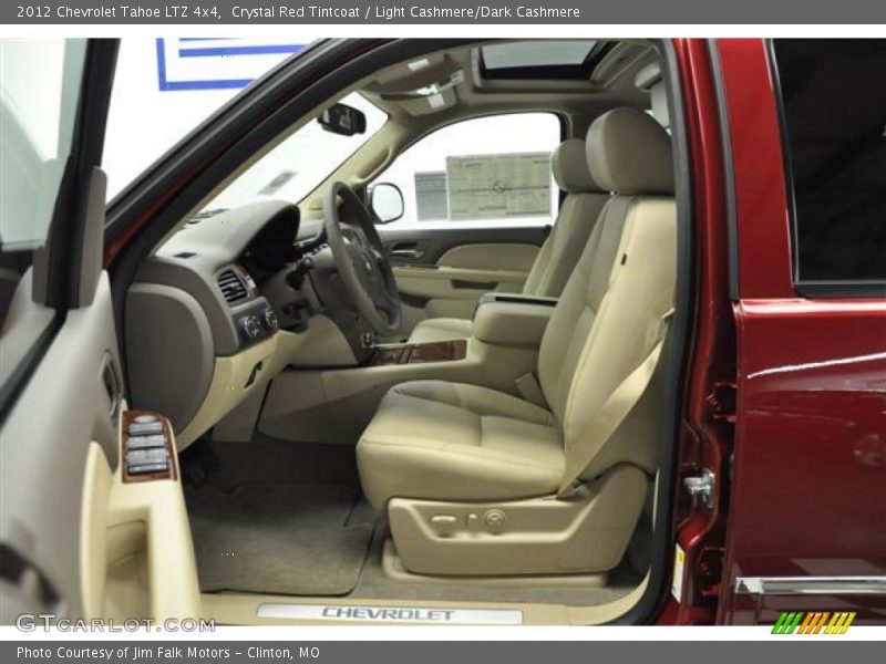 Crystal Red Tintcoat / Light Cashmere/Dark Cashmere 2012 Chevrolet Tahoe LTZ 4x4