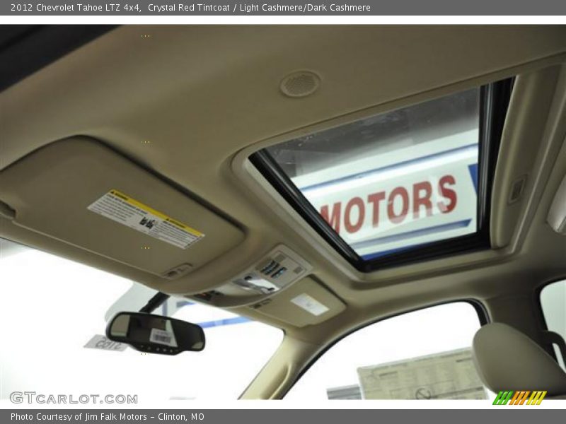 Crystal Red Tintcoat / Light Cashmere/Dark Cashmere 2012 Chevrolet Tahoe LTZ 4x4