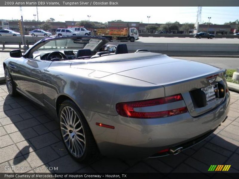 Tungsten Silver / Obsidian Black 2009 Aston Martin DB9 Volante