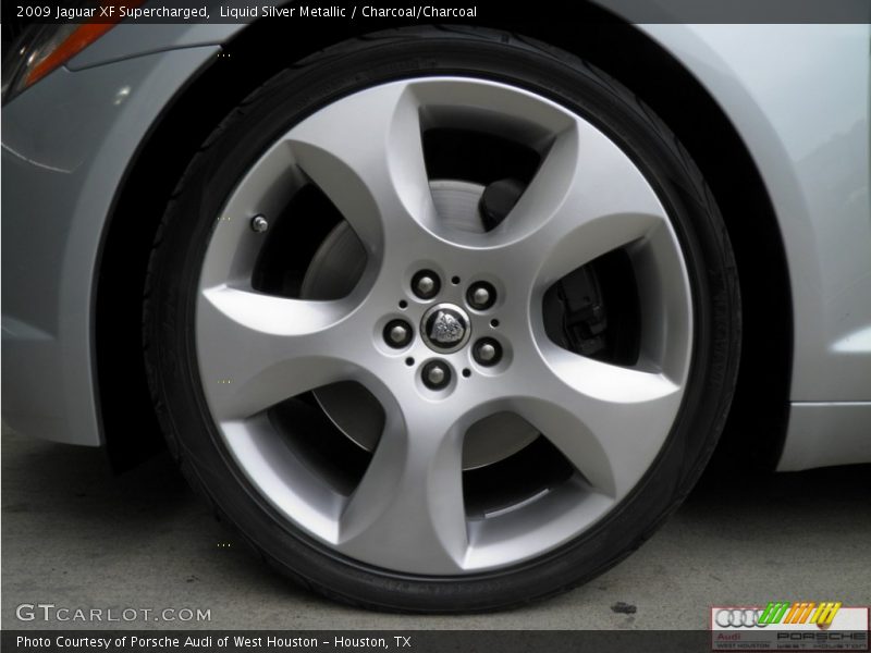 Liquid Silver Metallic / Charcoal/Charcoal 2009 Jaguar XF Supercharged