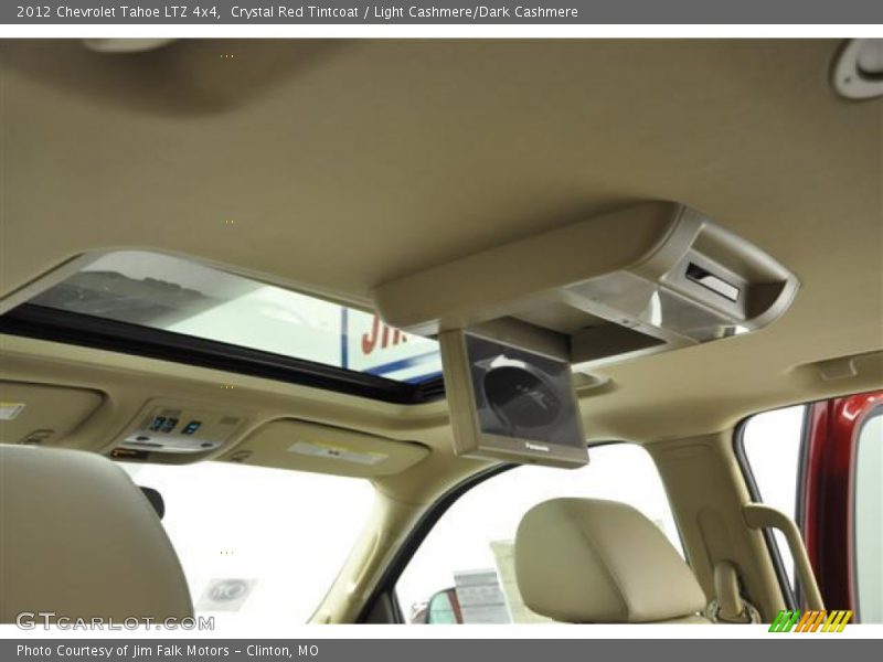 Crystal Red Tintcoat / Light Cashmere/Dark Cashmere 2012 Chevrolet Tahoe LTZ 4x4
