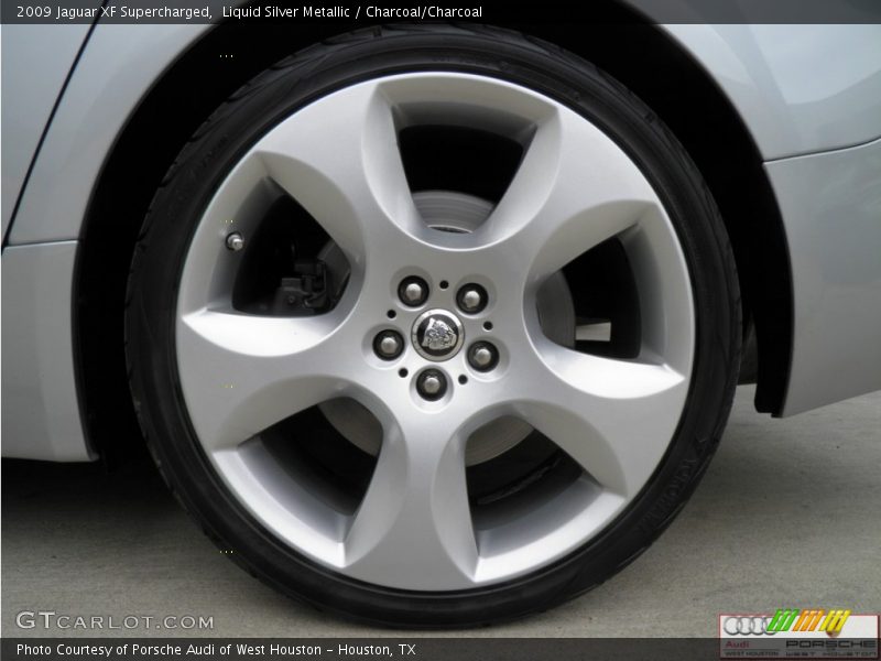 Liquid Silver Metallic / Charcoal/Charcoal 2009 Jaguar XF Supercharged