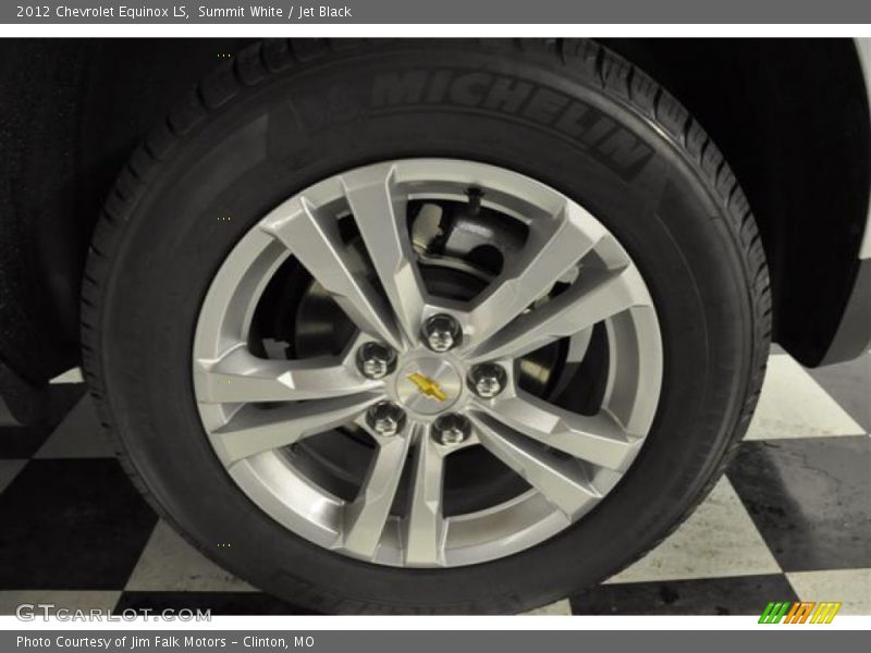 Summit White / Jet Black 2012 Chevrolet Equinox LS
