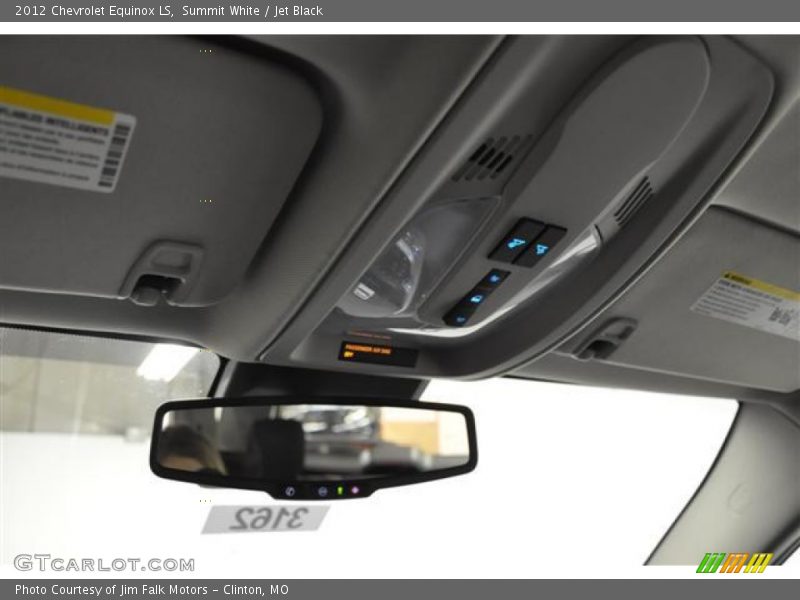 Summit White / Jet Black 2012 Chevrolet Equinox LS
