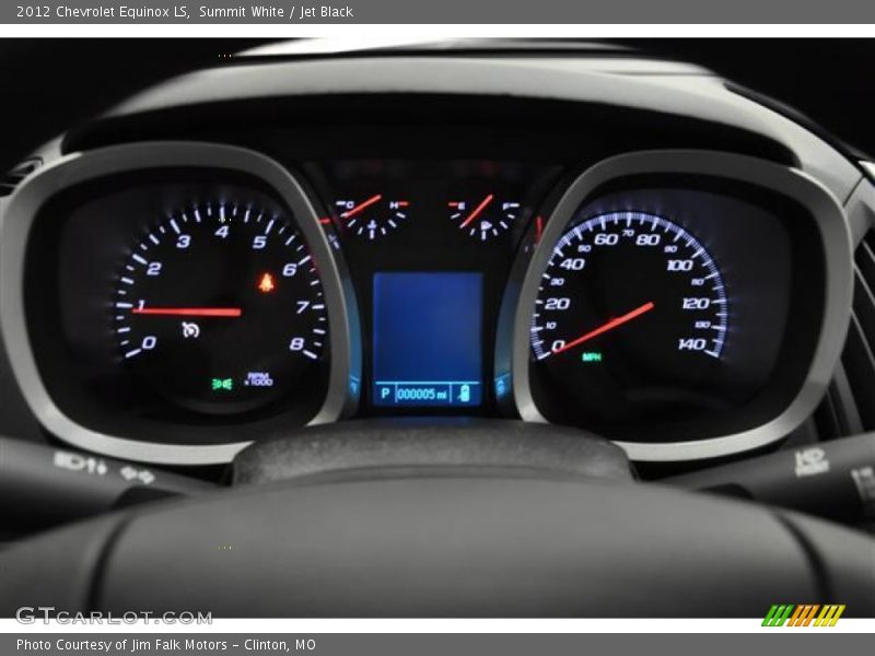 Summit White / Jet Black 2012 Chevrolet Equinox LS