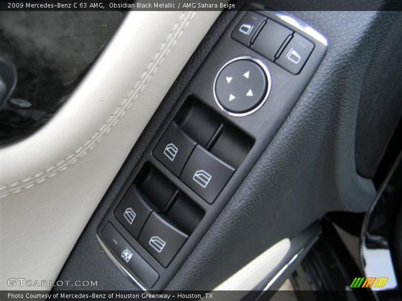 Obsidian Black Metallic / AMG Sahara Beige 2009 Mercedes-Benz C 63 AMG