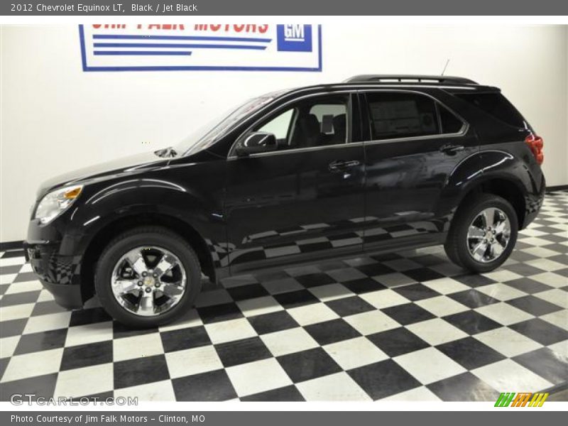 Black / Jet Black 2012 Chevrolet Equinox LT