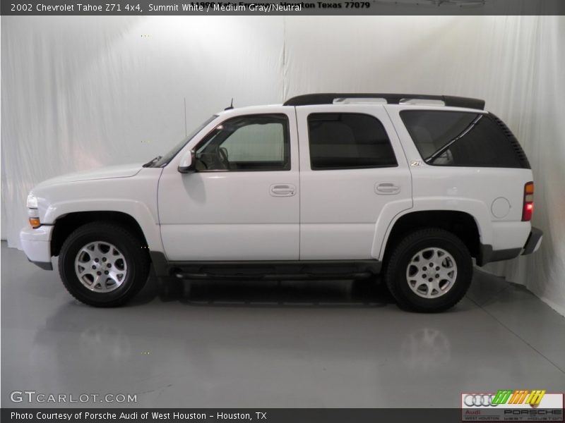 Summit White / Medium Gray/Neutral 2002 Chevrolet Tahoe Z71 4x4